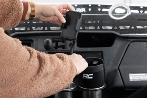Expanding Cup and Phone Holder - Rough Country - 2-in-1, 360° Rotation